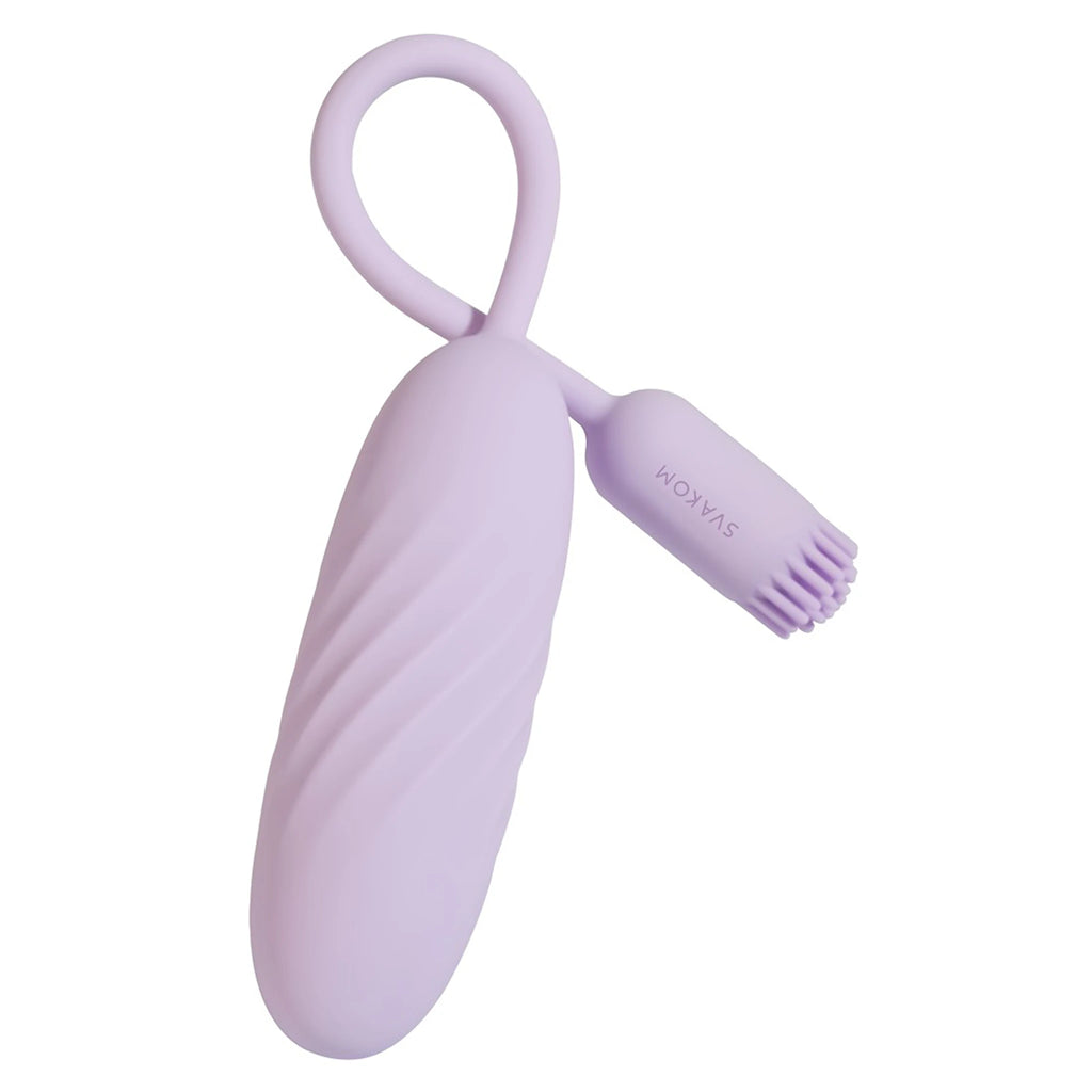 Vibrador Bala com Escova Flexível SVAKOM Plume (Com App)