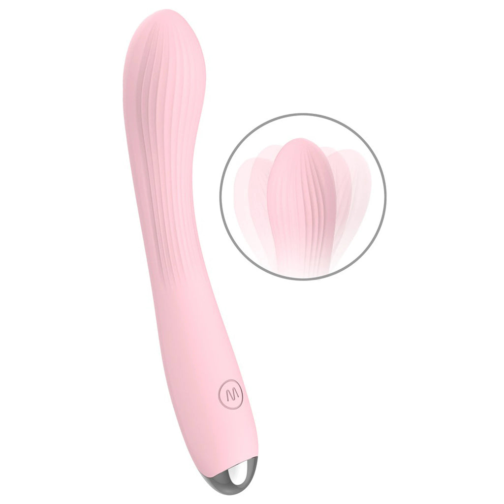 Vibrador Curvo Kireya com Textura Estimulante
