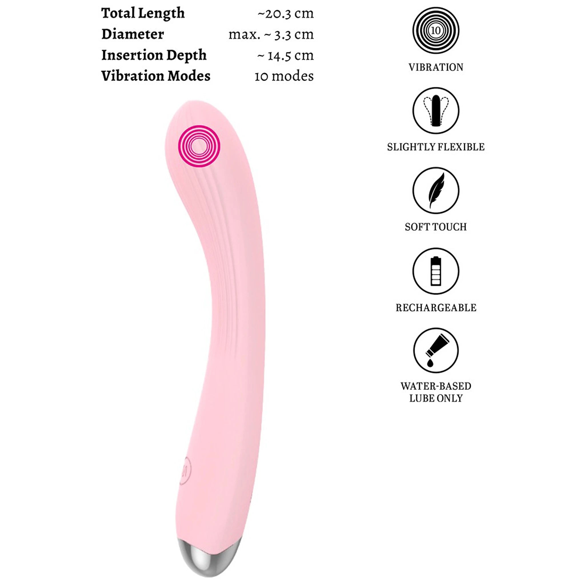 Vibrador Curvo Kireya com Textura Estimulante