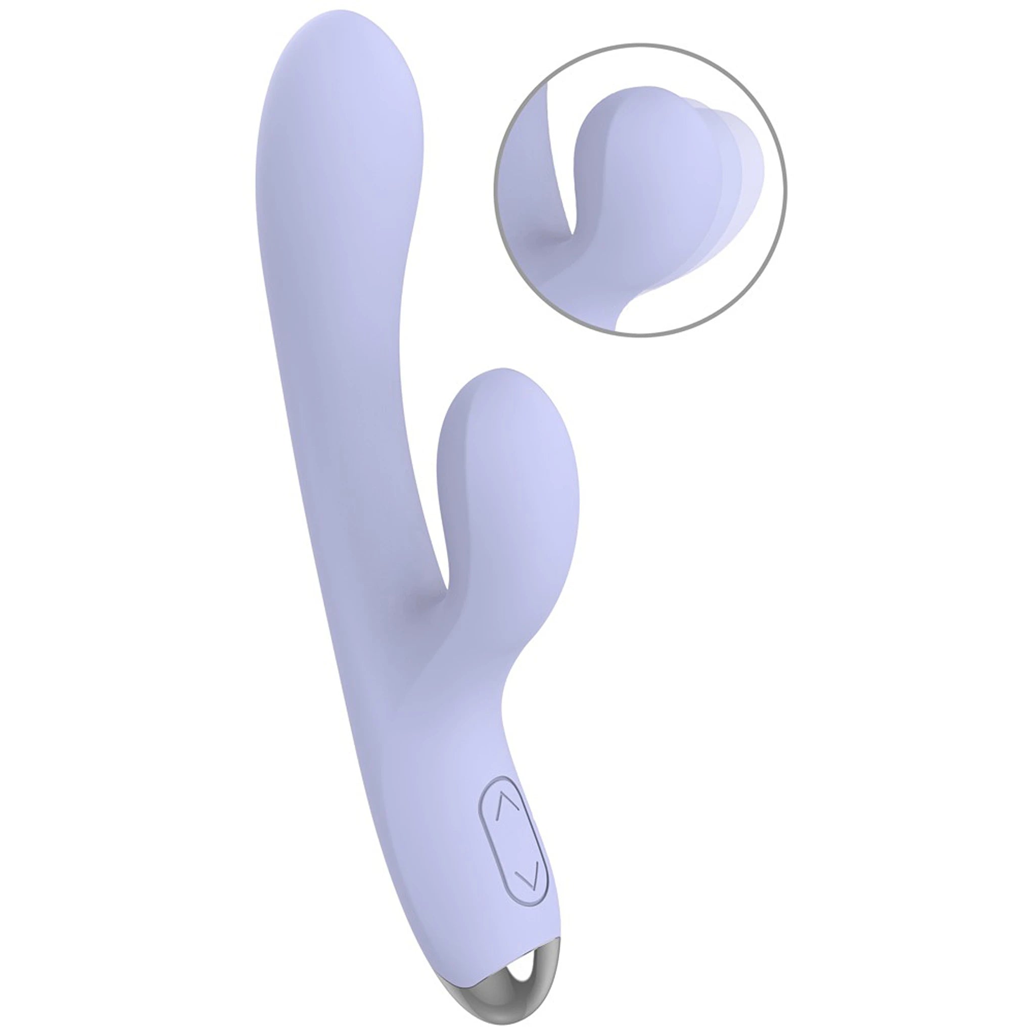 Vibrador Rabbit Curvo Rivano com Motores Independentes