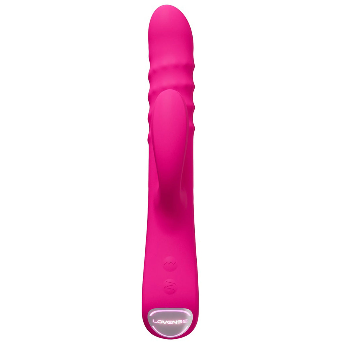 Vibrador Rabbit Rotativo Lovense Velvo Rosa c/ Controlo por App