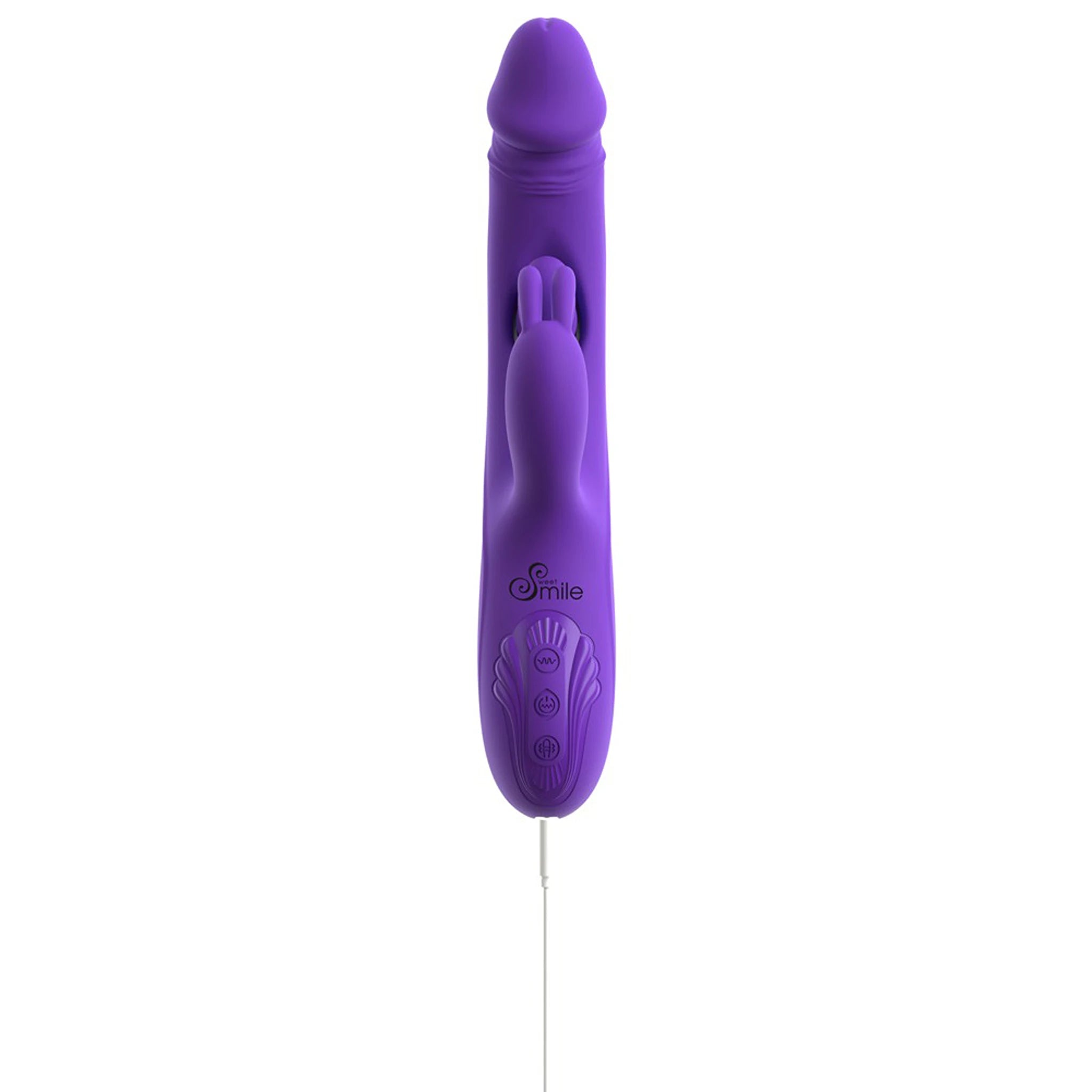 Vibrador Rabbit com Haste Flexível e Tripla Vibração