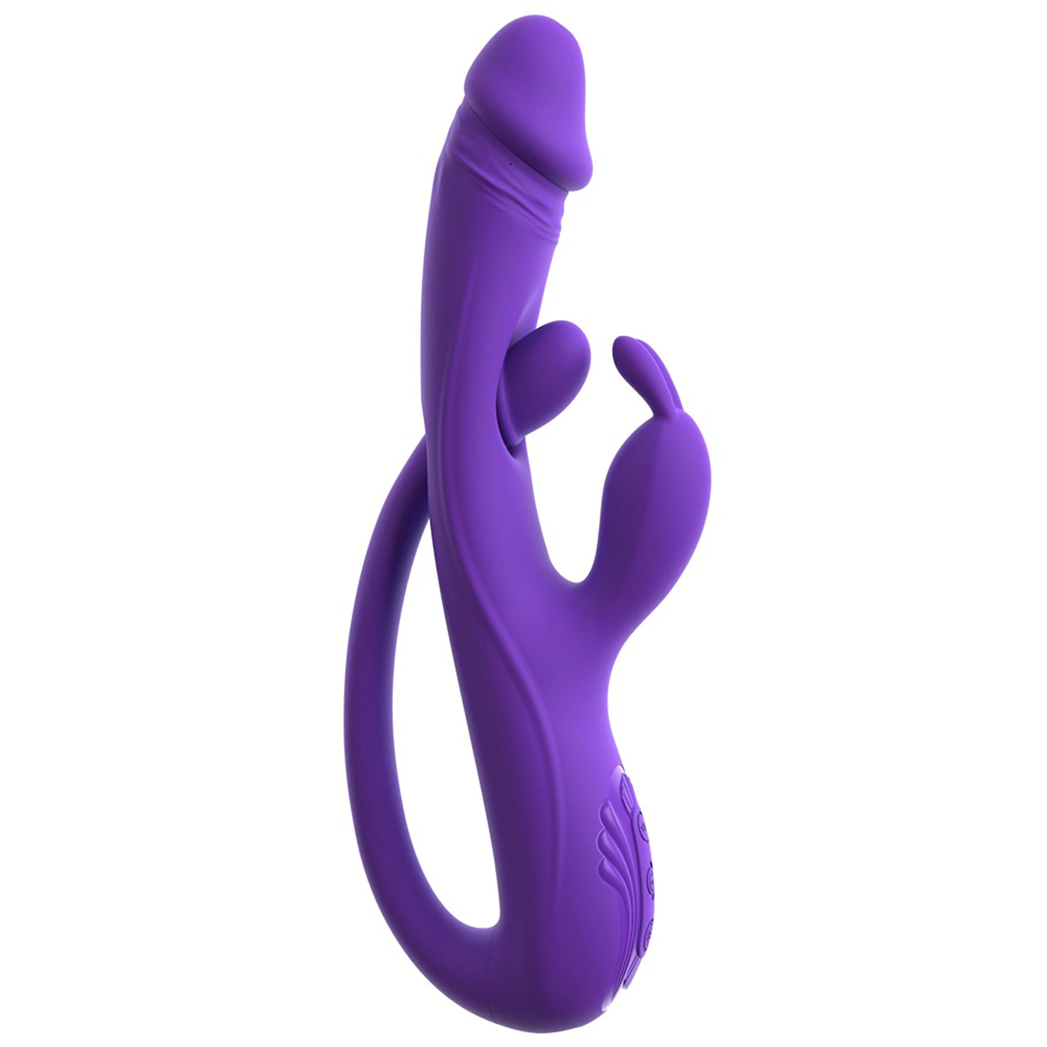 Vibrador Rabbit com Haste Flexível e Tripla Vibração