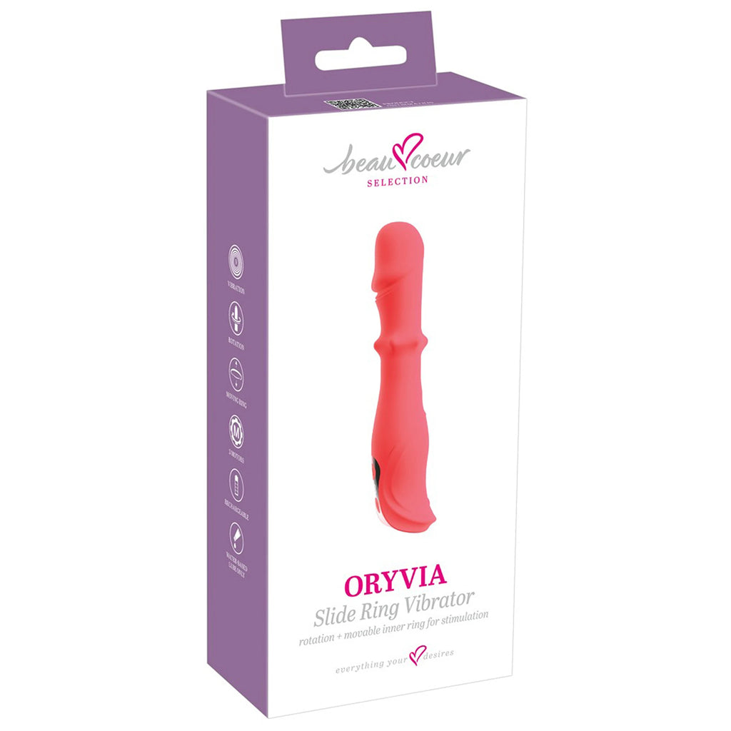 Vibrador Rotativo com Anel de Massagem