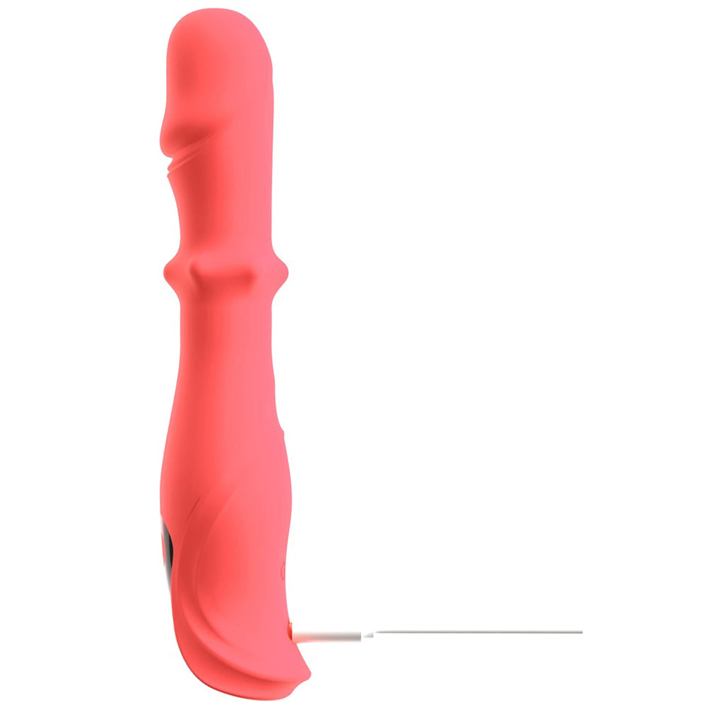 Vibrador Rotativo com Anel de Massagem